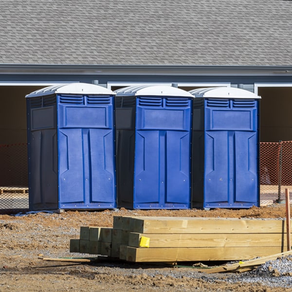 are there any restrictions on where i can place the porta potties during my rental period in East Longmeadow